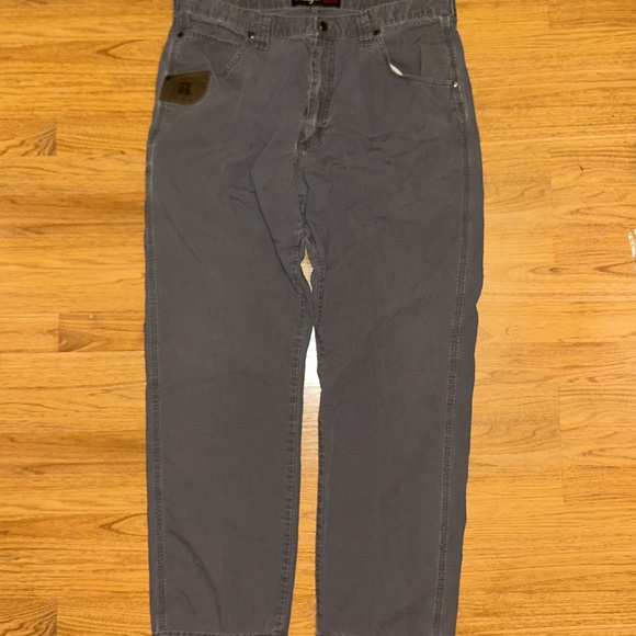 Grey Wrangler Riggs Workwear Pants - Picture 1 of 4